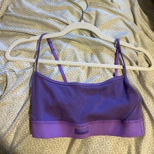 New Women's COTTON RIB SCOOP BRALETTE